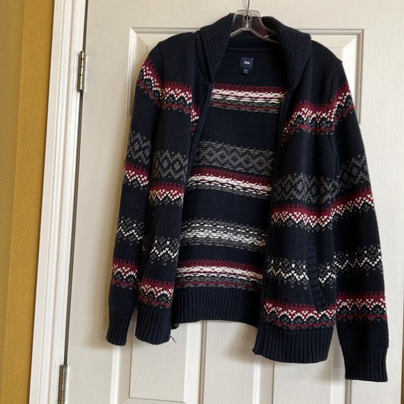 Mens sweater by GAP Full Zip - Picture 4 of 7